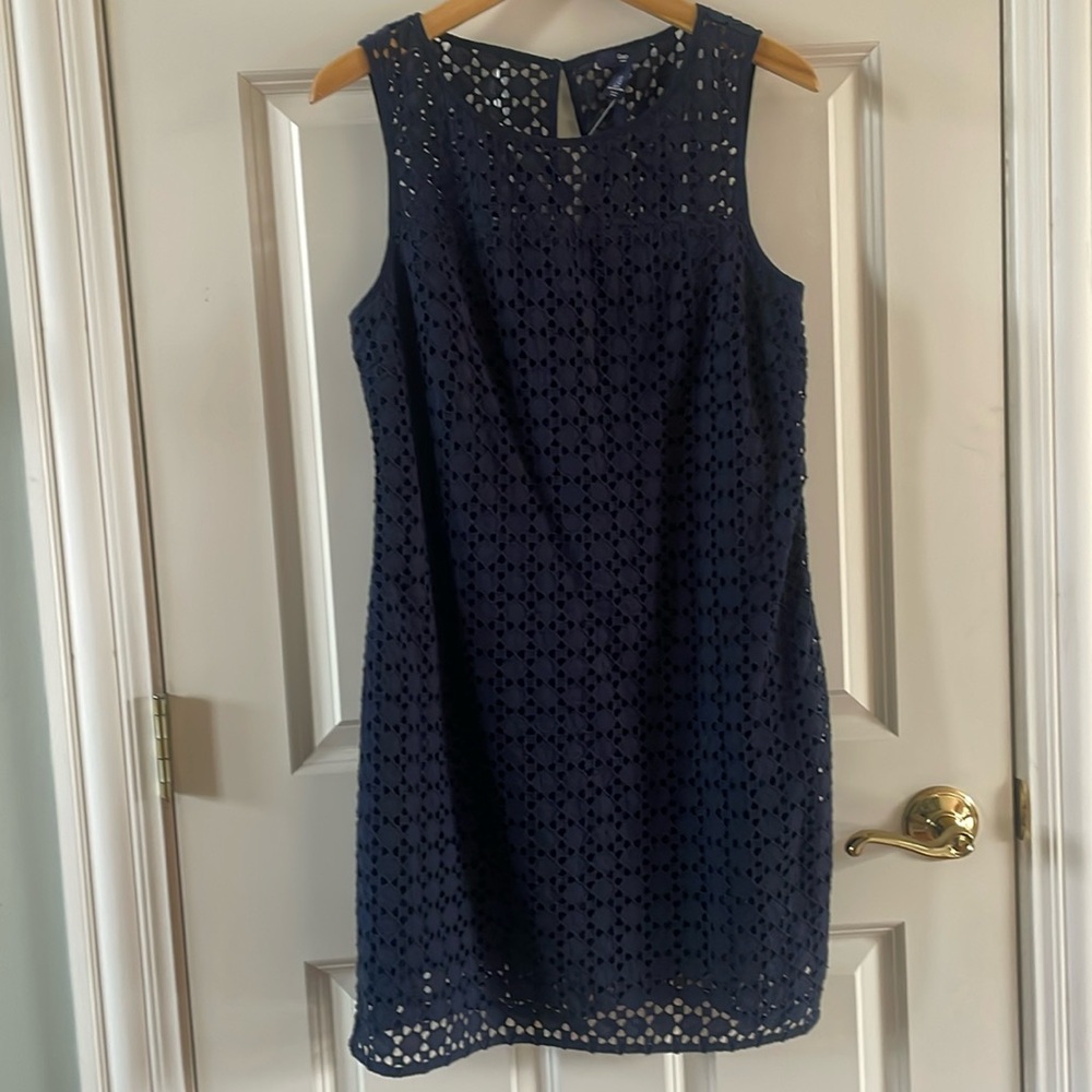 NWT Gap Eyelet Shift Dress